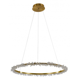 PENDENTE ASTER DOURADO (D)80CM (A)8CM 1XLED 37W 3000K 2775LM IP20