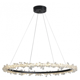 PENDENTE ASTER PRETO (D)80CM (A)8CM 1XLED 37W 3000K 2775LM IP20