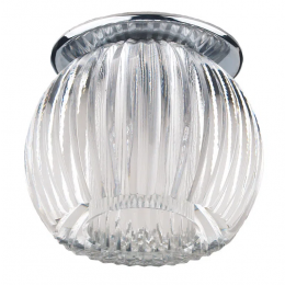 SPOT DE EMBUTIR D 9CM X 7.5CM 1XG9 127V / 220V CROMADO E TRANSPARENTE - YD1088