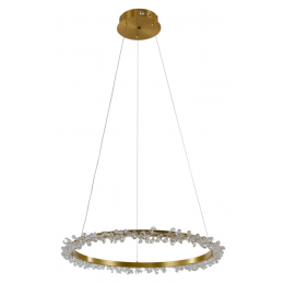 PENDENTE ASTER DOURADO (D)60CM (A)8CM 1XLED 28W 3000K 21LM IP20