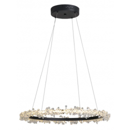 PENDENTE ASTER PRETO (D)60CM (A)8CM 1XLED 28W 3000K 21LM IP20