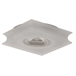 SPOT DE EMBUTIR GLOW 6CM X 6CM X 4CM 3 X LED 1W 127V / 220V ACETINADO - YD234QF