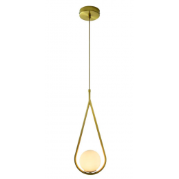 PENDENTE PINGO BRONZE E BRANCO (D)18CM (A)49CM 1XG9 25W - TR001