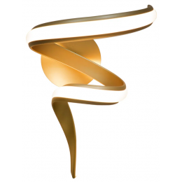 ARANDELA FLUIRE DOURADO (C)20CM (L)30CM (A)40CM 1X12W 3000K 720LM
