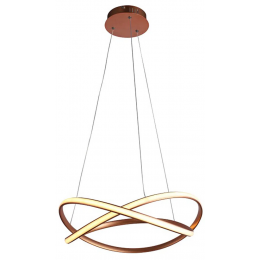 PENDENTE NODO ROSE GOLD (D)50CM (A)15CM 1X36W 3000K 1188LM LED