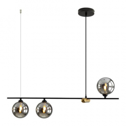 PENDENTE BAMBU PRETO (C)80CM (L)19CM (A)29CM 3XG9 75W - HL017SB