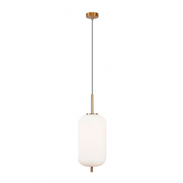 PENDENTE TRES DOURADO E BRANCO (D)22CM (A)59.5CM 1XE27 40W - HC014G