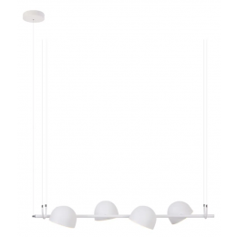 PENDENTE MUFFIN BRANCO (C)88CM (L)33CM (A)13CM 4X7,5W 3000K 2000LM LED