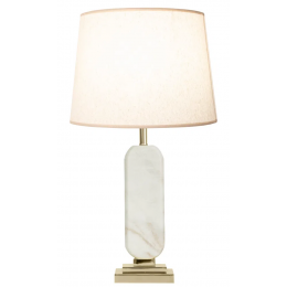BASE PARA ABAJUR PIETÁ BRANCO E DOURADO