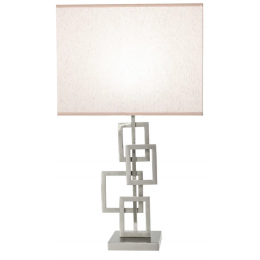 BASE PARA ABAJUR BALANCE NICKEL (C)19CM (L)16CM (A)48CM 1X40W E27