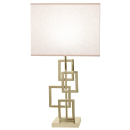 BASE PARA ABAJUR BALANCE DOURADO (C)19CM (L)16CM (A)48CM 1X40W E27