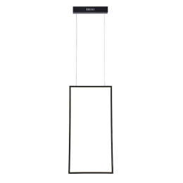 PENDENTE TEC PRETO (C)60CM (L)30CM (A)2CM 1X32W 3000K 1810LM - GD015B