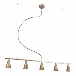 PENDENTE TITIA DOURADO (C)118CM (A)10CM 5XG9 35W - DW002