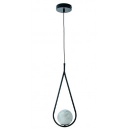 PENDENTE PINGO PRETO E FUME (D)18CM (A)30CM 1XG9 25W - TR001B
