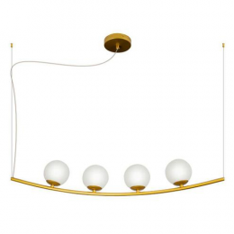 PENDENTE OSCAR DOURADO E BRANCO (C)12CM (L)100CM (A)17CM 4XG9 100W - HP002