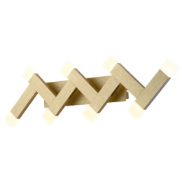 ARANDELA SARAU DOURADO (C)7CM (L)62CM (A)19CM 8X2W 3000K 850LM - HS003