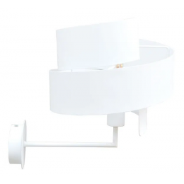 ARANDELA SPIROS D 25CM X 20CM 1XE27 127V / 220V BRANCO - EY004