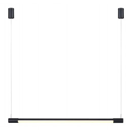 PENDENTE TEC PRETO (C)60CM (L)2.2CM 1X12W 3000K 760LM - GD012SB
