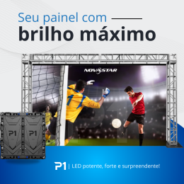 Painel de LED Outdoor P5, P8 e P10 com Gabinete Rental 960*960mm
