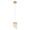 PENDENTE ONDA DOURADO E TRANSPARENTE 1X2.5W 3000K 125LM - OC008S