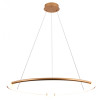 PENDENTE NÉBULA DOURADO E BRANCO (D)87CM 1X35W 3000K 1750LM - DW005SG