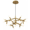 PENDENTE MANACA DOURADO E BRANCO (D)92CM 34X3W 3000K 6120LM - BD003M