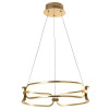 PENDENTE LUMINA DOURADO (D)45CM (A)9.5CM 1X37W 3000K 1850LM - BB006G