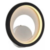 ARANDELA / PLAFON LOOP PRETO E BRANCO (D)22CM (L)5.2CM 1X10W 3000K 330LM - HM006WB