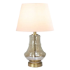 BASE PARA ABAJUR VENETO DOURADO E CHAMPAGNE (D)19.5CM (A)38.5CM 1XE27 40W - WR005