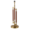 BASE PARA ABAJUR VENETO DOURADO E MARROM (D)17CM (A)58.5CM 1XE27 40W - MI009