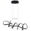 PENDENTE ZIG PRETO (C)84CM (L)22CM (A)21CM 1X35W 3000K 1800LM - TP003B