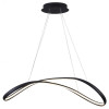 PENDENTE ZIG PRETO (C)88CM (L)32CM (A)22CM 1X35W 3000K 1800LM - TP002B