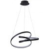 PENDENTE ZIG PRETO (C)57CM (L)47CM (A)26CM 1X35W 3000K 1800LM - TP001B