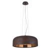 PENDENTE CLUB D 48CM X 18CM 1XE27 127V / 220V COBRE E NATURAL - OD001MC