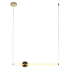 PENDENTE BOSSA NOVA DOURADO E BRANCO (D)12CM (A)90CM 1X20W 3000K 1000LM - OC006
