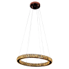 PENDENTE AURA PICCOLA COBRE E CHAMPAGNE (D)60CM (A)5.5CM 1X24W 3000K 1320LM - ID010E