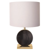 BASE PARA ABAJUR BIAGIO DOURADO E PRETO (D)22CM (L)12CM (A)37CM 1XE27 40W - GL016BG