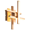 ARANDELA TOM DOURADO (C)26CM (L)26CM (A)12CM 1X20W 3000K 600LM - LR002