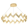 PENDENTE SARAU DOURADO (D)82.5CM (A)19.8CM 32X1.4W 3000K 2800LM - HS002