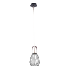 PENDENTE LAMP DOURADO E PRETO E BRANCO (D)18CM (A)22CM 1XG9 40W - ML002B