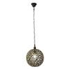 PENDENTE INDIRA D 28CM X 42CM 1XE27 127V / 220V CINZA - PEI0024MCI