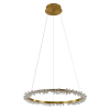 PENDENTE ASTER DOURADO (D)60CM (A)8CM 1XLED 28W 3000K 21LM IP20