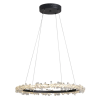 PENDENTE ASTER PRETO (D)60CM (A)8CM 1XLED 28W 3000K 21LM IP20
