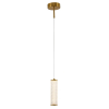 PENDENTE FLUTE DOURADO (D)7CM (A)22,7CM 1X7W 3000K 525LM LED