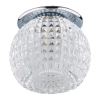 SPOT DE EMBUTIR D 9CM X 7.5CM 1XG9 127V / 220V CROMADO E TRANSPARENTE - YD1086
