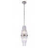 PENDENTE SANSA DOURADO E TRANSPARENTE (D)20.5CM (A)55CM 2XE14 80W - MR007