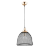 PENDENTE COPPER PRETO E DOURADO (D)32CM (A)33.5CM 1XE27 40W - XN001G
