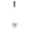 PENDENTE NINHO DOURADO E BRANCO (D)23CM 1X12W 3000K 960LM - WD017S