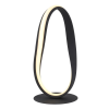 ABAJUR FLOW PRETO (D)18CM (A)38CM 1X12W 3000K 600LM - SB006