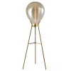 COLUNA CAJU BRONZE E CONHAQUE (D)30CM (A)154CM 1XE27 40W - RZ004G